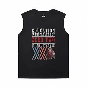 Hot Topic Anime Tshirt Darling In The Franxx Men'S Sleeveless Graphic T Shirts WS2302