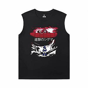 Attack on Titan Tee Vintage Anime Printed Sleeveless T Shirts For Mens WS2302