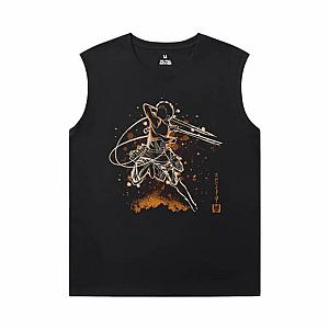 Hot Topic Anime Tshirts Attack on Titan Sleeveless T Shirts For Running WS2302