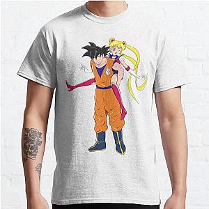 Goku and Sailor Moon Classic T-Shirt Offical Store RB0812