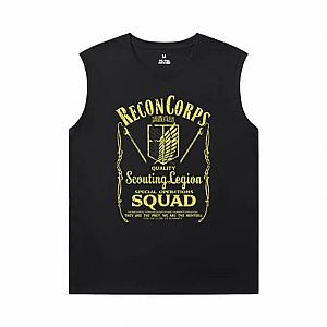 Hot Topic Anime Tshirts Attack on Titan Sleeveless Tshirt For Men WS2302