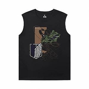 Attack on Titan Tee Vintage Anime Mens Sleeveless Sports T Shirts WS2302