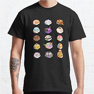 Pui Pui Molcar Assorted Characters - Black Classic T-Shirt Offical Store RB0812