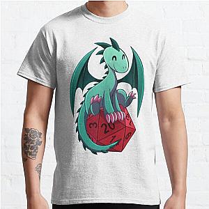 D&amp;D - Dragons and Dice! (Green Dragon) Classic T-Shirt Offical Store RB0812