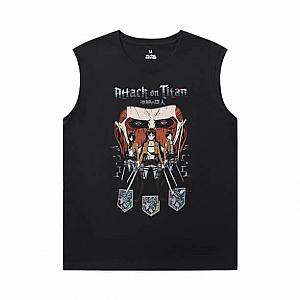 Attack on Titan Shirt Anime Mens Sleeveless Tee Shirts WS2302