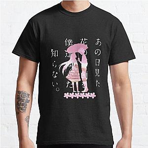 Anohana: The Flower We Saw That Day Ano Hi Mita Hana no Namae wo Bokutachi wa Mada Shiranai Anime Classic T-Shirt Offical Store RB0812