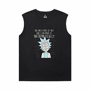 Rick and Morty Basketball Sleeveless T Shirt Cotton T-Shirt WS2302