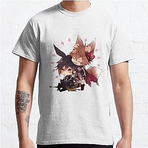 Genshin Impact Chibi Childe and Zhongli  Classic T-Shirt Offical Store RB0812