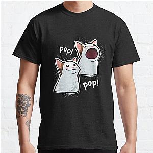 Popping Cat Meme / Pop Cat / PopCat Classic T-Shirt Offical Store RB0812