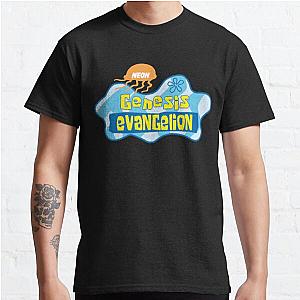 Neon Genesis Evangelion X Spongebob Sqaurepants Classic T-Shirt Offical Store RB0812