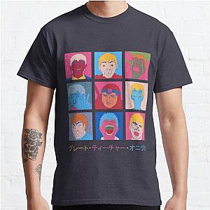 GTO Onizuka faces Classic T-Shirt Offical Store RB0812