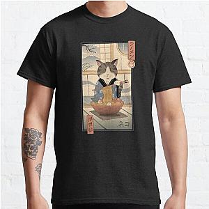 Neko Ramen Ukiyo-e Classic T-Shirt Offical Store RB0812