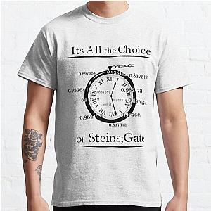 the choice of steins gate  Classic T-Shirt Offical Store RB0812