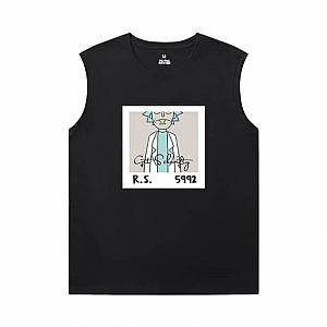 Rick and Morty Mens Sleeveless Tshirt Cool Tee WS2302