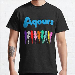 Aqours Ver. 2 Classic T-Shirt Offical Store RB0812