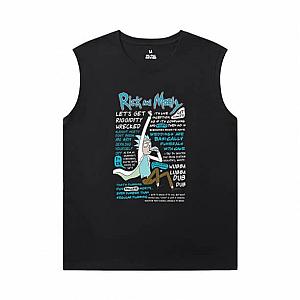 Rick and Morty Mens Graphic Sleeveless Shirts Cool T-Shirts WS2302