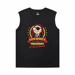 Rick and Morty Printed Sleeveless T Shirts For Mens Cotton Tee WS2302