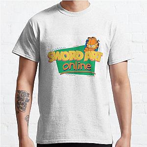 Garfield Sword Art Online Crossover Classic T-Shirt Offical Store RB0812