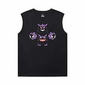 Cotton Gengar Tshirt Pokemon Sleeveless Wicking T Shirts WS2302