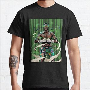 Israel Adesanya UFC middleweight champion anime art  Classic T-Shirt Offical Store RB0812