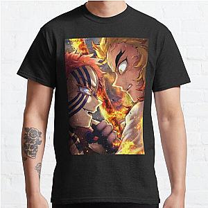 Demon Slayer Rengoku Vs Akaza Classic T-Shirt Offical Store RB0812