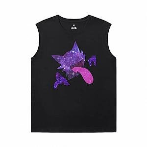 Pokemon Mens Graphic Sleeveless Shirts Quality Gengar Tees WS2302