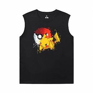 Cotton Tshirts Pokemon Sleeveless Shirts For Mens Online WS2302