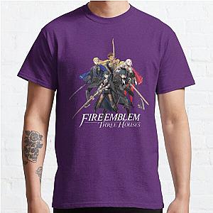 Fire Emblem™: Three Houses - House Leaders and Byleth (Male + Female) Classic T-Shirt Offical Store RB0812