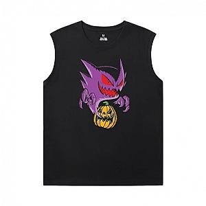 Cool Gengar Tshirts Pokemon Sleeveless Tshirt For Men WS2302