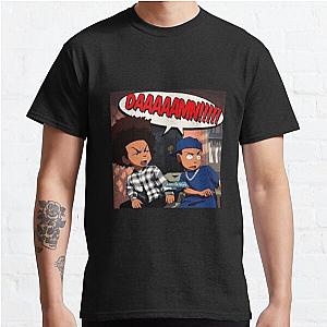 The Boondocks (DAMN meme) Huey x Riley Freeman Classic T-Shirt Offical Store RB0812