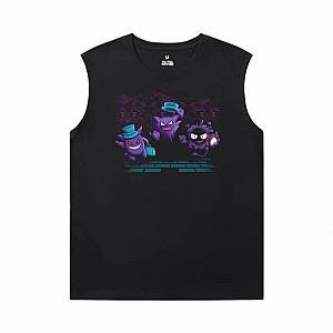 Cool Gengar Tshirt Pokemon Sleeveless Shirts Mens WS2302