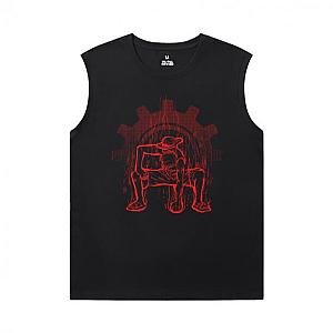 One Piece Black Sleeveless T Shirt Mens Anime Quality T-Shirts WS2302