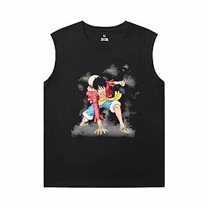 Cotton Shirts Anime One Piece Sports Sleeveless T Shirts WS2302