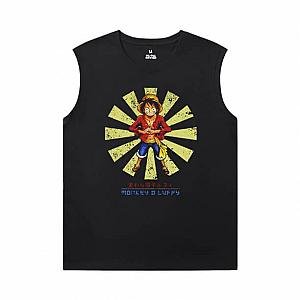 Anime One Piece Tee Shirt Personalised Sleeveless Crew Neck T Shirt WS2302