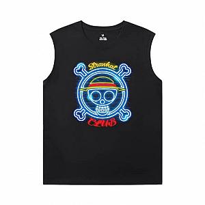 One Piece Shirt Anime Hot Topic Womens Crew Neck Sleeveless T Shirts WS2302