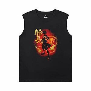 One Piece Sleeveless T Shirts Online Anime Cotton Tees WS2302