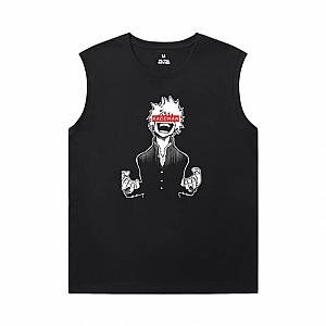 Cotton Tshirt Japanese Anime My Hero Academia Sleeveless Printed T Shirts Mens WS2302