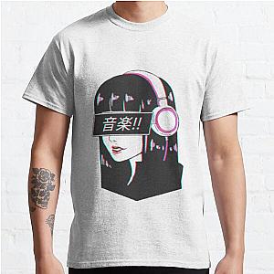 Music! - Sad Japanese Aesthetic Classic T-Shirt Offical Store RB0812