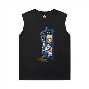 Doraemon Sleeveless Shirts Mens Quality Cat Tee Shirt WS2302