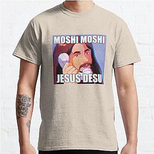 MOSHI MOSHI, JESUS DESU Classic T-Shirt Offical Store RB0812