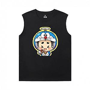 Doraemon Tee Hot Topic Sleeveless T Shirt Black WS2302