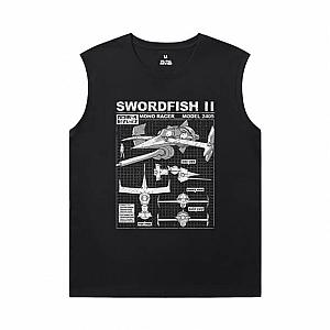 Cowboy Bebop Tees Quality Womens Crew Neck Sleeveless T Shirts WS2302