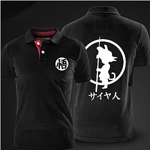 Quality Dragon Ball Son Goku Black Polo T Shirt For Men Boy WS2302