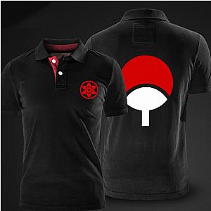 Quality Naruto Black XXL Polo T shirt for men WS2302