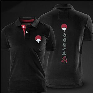 Naruto Men'S Cotton Polo Shirts black xxl mens polo WS2302