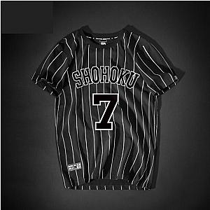 Slam Dunk No.7 Miyagi Ryota Tshirt Men Black Tee WS2302