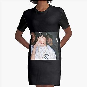 Shoreline Mafia Musty Ohgeesy Fenix Flexin SOB RBE  Graphic T-Shirt Dress