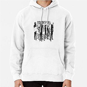 Shoreline Mafia White Tee Pullover Hoodie