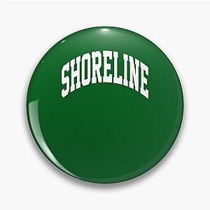 Shoreline Mafia Merch Logo White white Pin