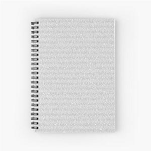 entire shrek script Spiral Notebook